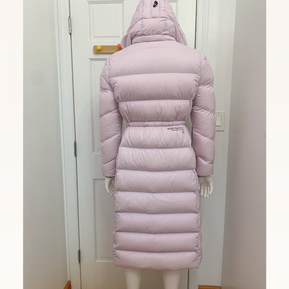 Moose Knuckles Women’s Lightweight Parka Coat Belle Cote Lilac - Picture 6 of 10